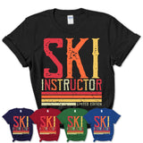 Vintage Ski Instructor Limited Edition Job Shirt, Coworker Birthday Gift Idea