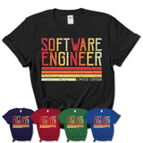Vintage Software Engineer Limited Edition Job Shirt, Coworker Birthday Gift Idea