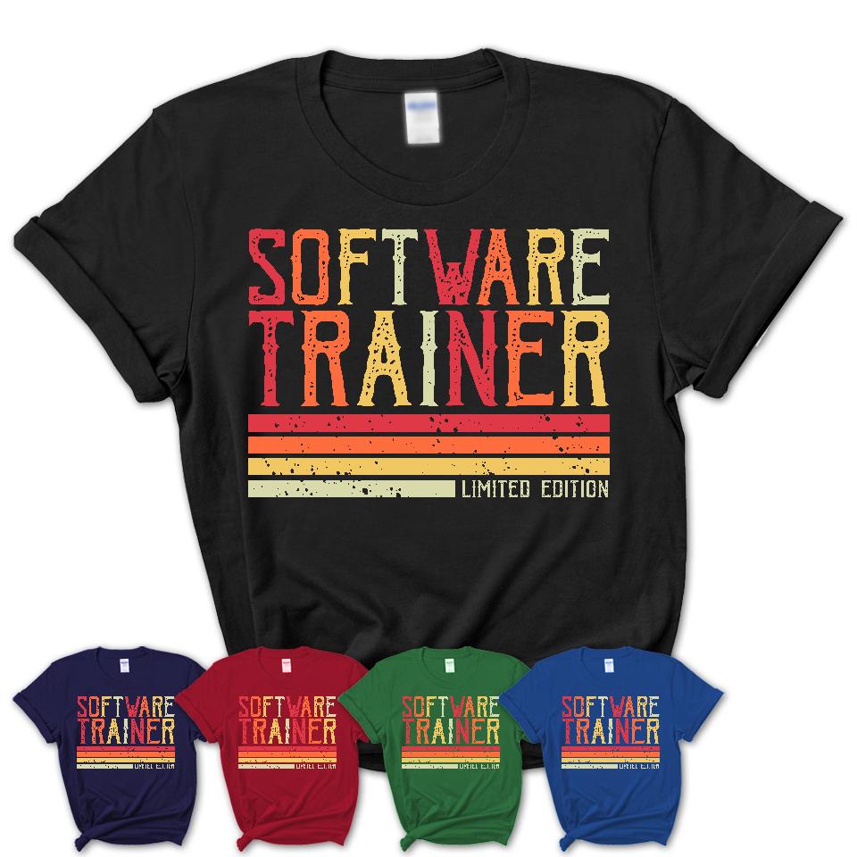 Vintage Software Trainer Limited Edition Job Shirt, Coworker Birthday Gift Idea