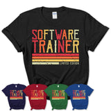 Vintage Software Trainer Limited Edition Job Shirt, Coworker Birthday Gift Idea