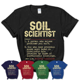 Vintage Soil Scientist Definition Shirt, Funny Coworker Gift Idea for Soil Scientist, New Job Gift