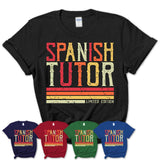 Vintage Spanish Tutor Limited Edition Job Shirt, Coworker Birthday Gift Idea