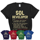 Vintage Sql Developer Definition Shirt, Funny Coworker Gift Idea for Sql Developer, New Job Gift