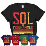 Vintage Sql Programmer Limited Edition Job Shirt, Coworker Birthday Gift Idea