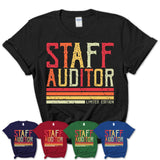 Vintage Staff Auditor Limited Edition Job Shirt, Coworker Birthday Gift Idea