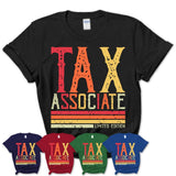 Vintage Tax Associate Limited Edition Job Shirt, Coworker Birthday Gift Idea