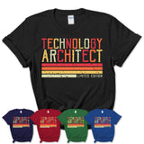 Vintage Technology Architect Limited Edition Job Shirt, Coworker Birthday Gift Idea