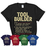 Vintage Tool Builder Definition Shirt, Funny Coworker Gift Idea for Tool Builder, New Job Gift