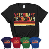 Vintage Veterinary Technician Limited Edition Job Shirt, Coworker Birthday Gift Idea