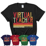 Vintage Virtual Teacher Limited Edition Job Shirt, Coworker Birthday Gift Idea