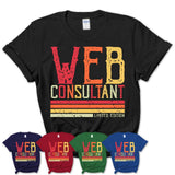 Vintage Web Consultant Limited Edition Job Shirt, Coworker Birthday Gift Idea