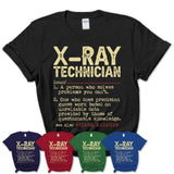 Vintage X-Ray Technician Definition Shirt, Funny Coworker Gift Idea for X-Ray Technician, New Job Gift