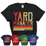 Vintage Yard Manager Limited Edition Job Shirt, Coworker Birthday Gift Idea
