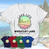 Wheatley Lake Maryland Lake Life Cuz Beaches Be Salty Fishing Camping Team Shirt