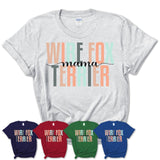 Wire Fox Terrier Mama Shirt, Mom Of Wire Fox Terrier Shirt, Dog Mom Gifts