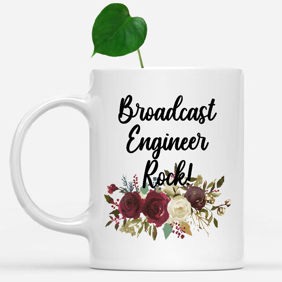 white-mug-Broadcast-Engineer-Rock-Floral-Flowers-Mug,-Unique-Office-Gifts-for-Coworkers-000360