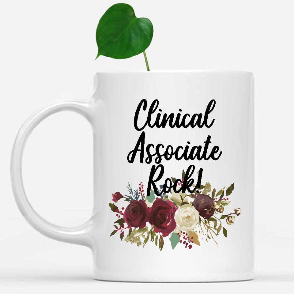 white-mug-Clinical-Associate-Rock-Floral-Flowers-Mug,-Unique-Office-Gifts-for-Coworkers-000548