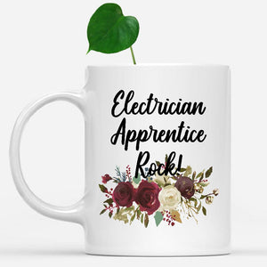 white-mug-Electrician-Apprentice-Rock-Floral-Flowers-Mug,-Unique-Office-Gifts-for-Coworkers-000940