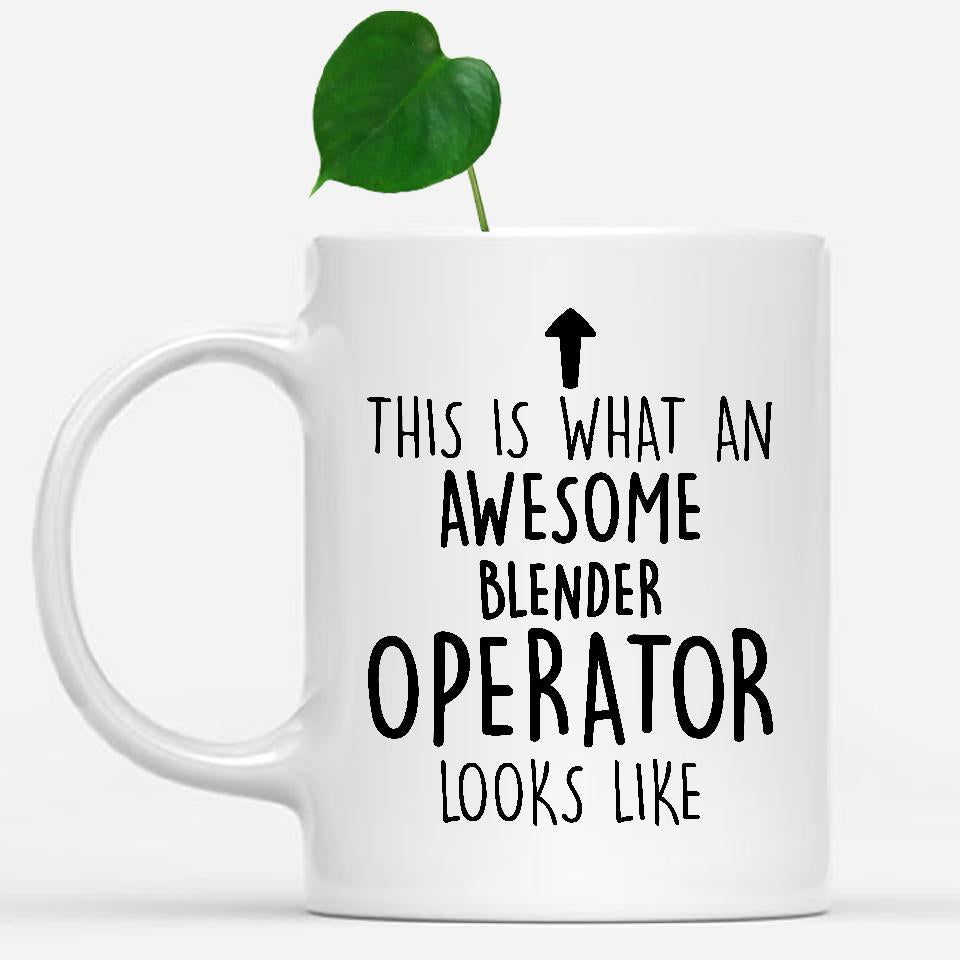 Funny Blender Operator Mug, Going Away Gifts, Birthday Gift For
