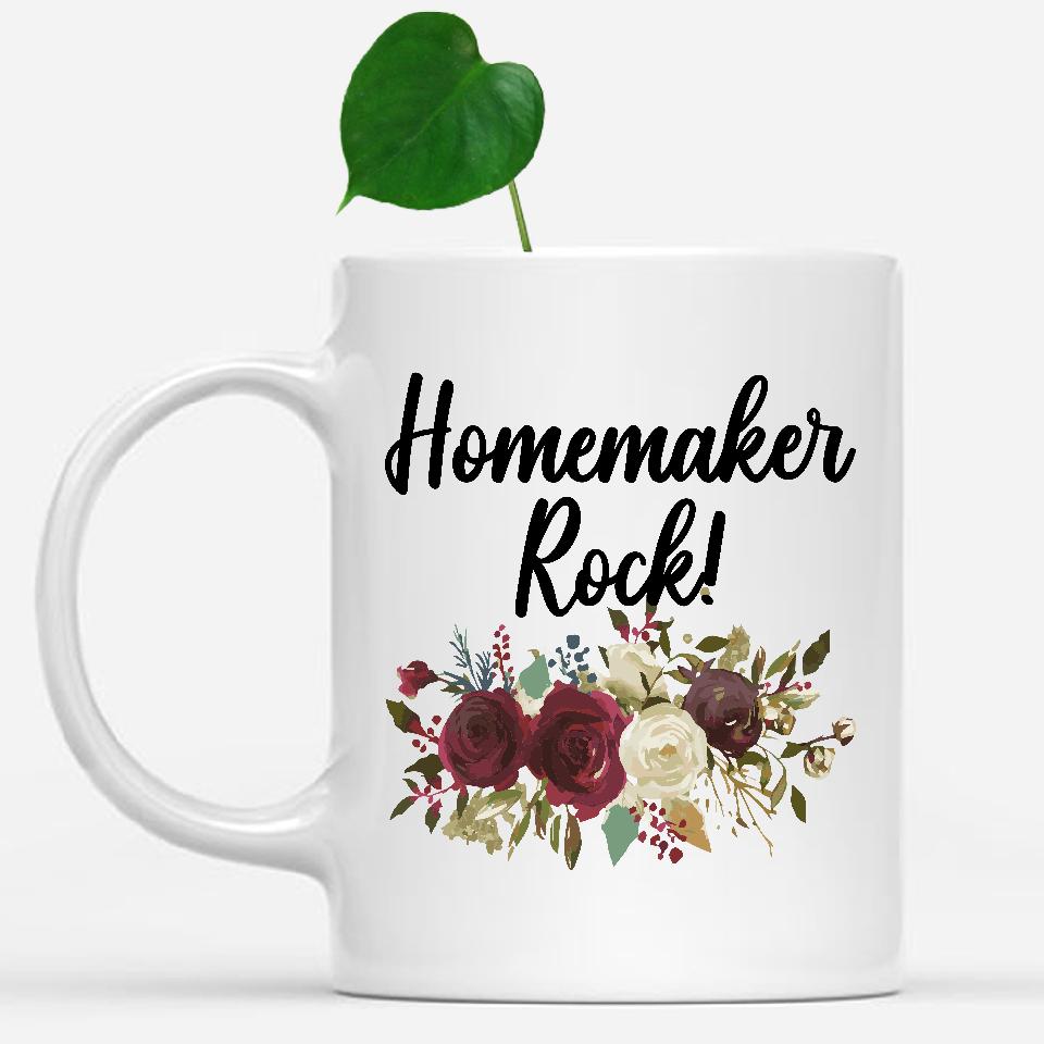 white-mug-Homemaker-Rock-Floral-Flowers-Mug,-Unique-Office-Gifts-for-Coworkers-001349