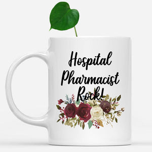 white-mug-Hospital-Pharmacist-Rock-Floral-Flowers-Mug,-Unique-Office-Gifts-for-Coworkers-001355