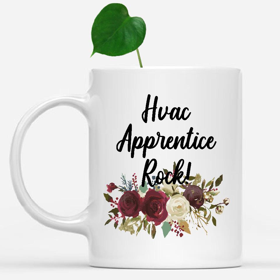 white-mug-Hvac-Apprentice-Rock-Floral-Flowers-Mug,-Unique-Office-Gifts-for-Coworkers-001393