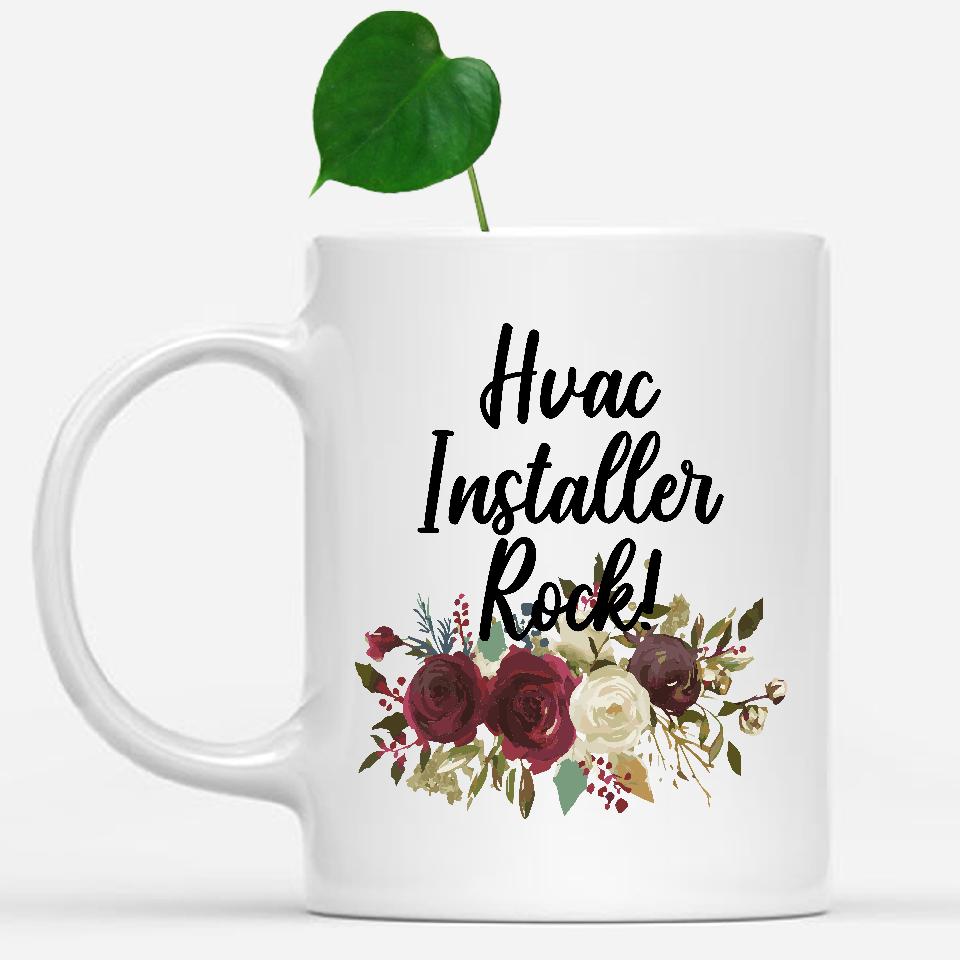 white-mug-Hvac-Installer-Rock-Floral-Flowers-Mug,-Unique-Office-Gifts-for-Coworkers-001395