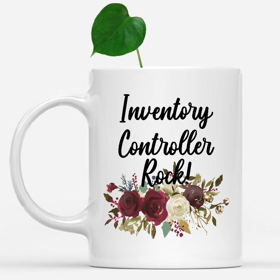 white-mug-Inventory-Controller-Rock-Floral-Flowers-Mug,-Unique-Office-Gifts-for-Coworkers-001502