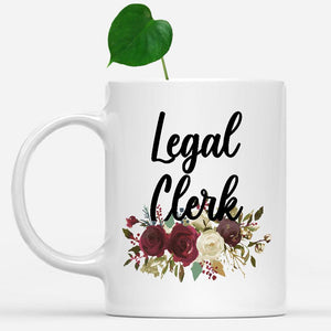 white-mug-Legal-Clerk-Rock-Floral-Flowers-Mug,-Unique-Office-Gifts-for-Coworkers-001656