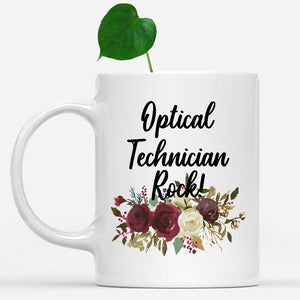 white-mug-Optical-Technician-Rock-Floral-Flowers-Mug,-Unique-Office-Gifts-for-Coworkers-002064