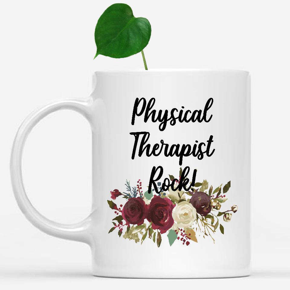 white-mug-Physical-Therapist-Rock-Floral-Flowers-Mug,-Unique-Office-Gifts-for-Coworkers-002230