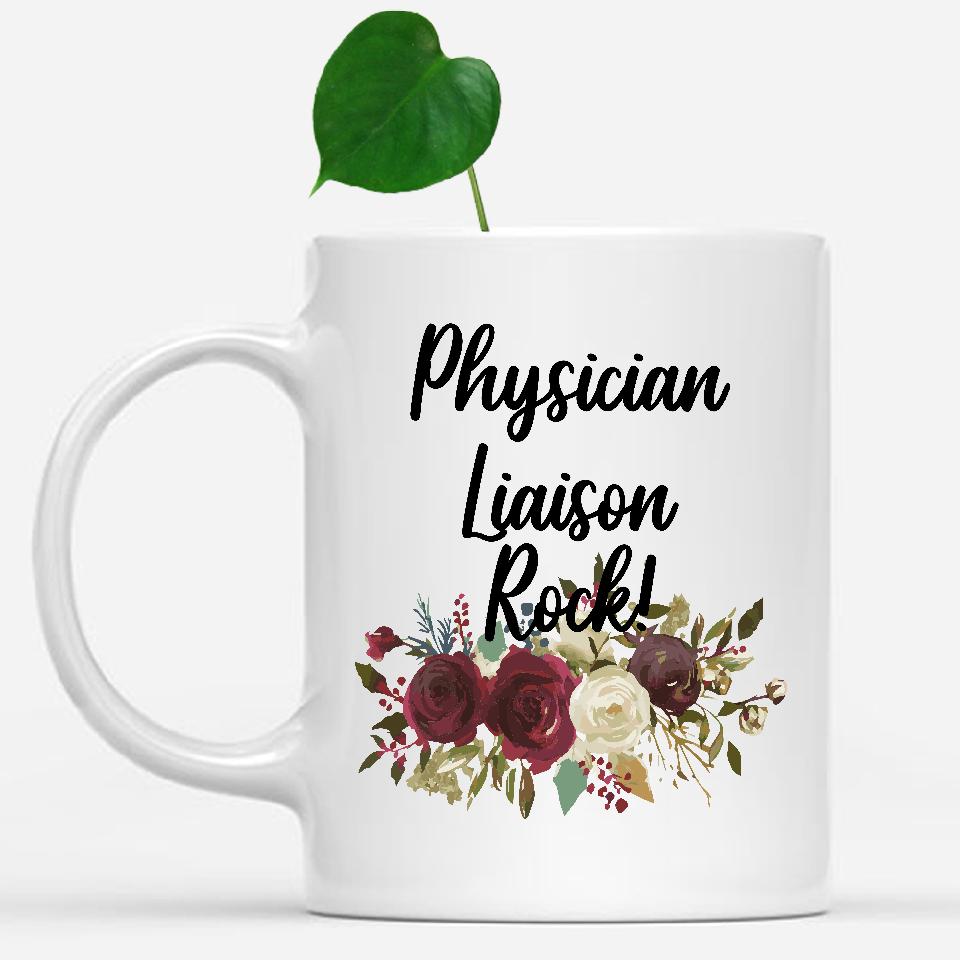 white-mug-Physician-Liaison-Rock-Floral-Flowers-Mug,-Unique-Office-Gifts-for-Coworkers-002232