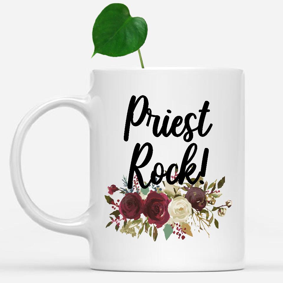 white-mug-Priest-Rock-Floral-Flowers-Mug,-Unique-Office-Gifts-for-Coworkers-002305