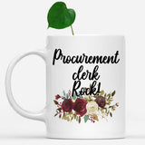 white-mug-Procurement-clerk-Rock-Floral-Flowers-Mug,-Unique-Office-Gifts-for-Coworkers-002332