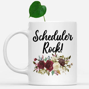 white-mug-Scheduler-Rock-Floral-Flowers-Mug,-Unique-Office-Gifts-for-Coworkers-002739
