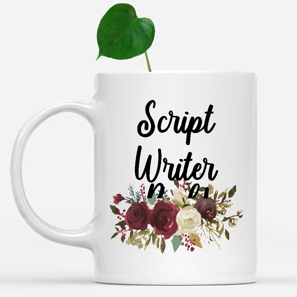 white-mug-Script-Writer-Rock-Floral-Flowers-Mug,-Unique-Office-Gifts-for-Coworkers-002756