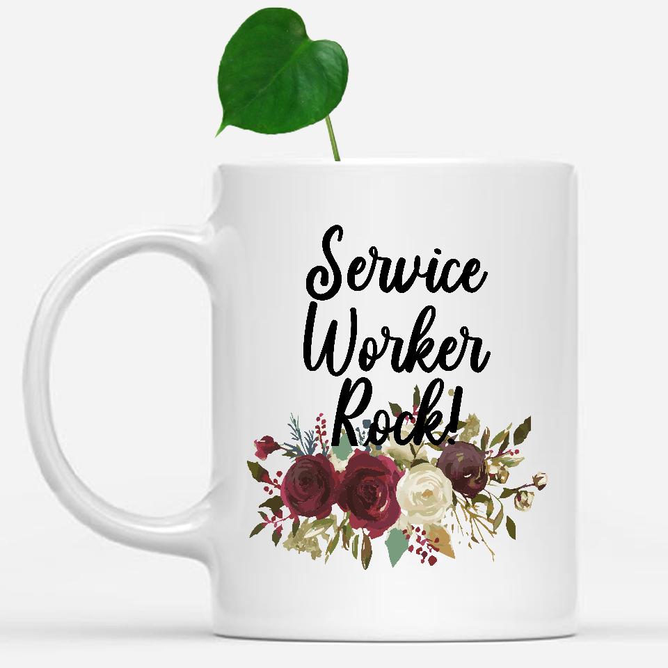 white-mug-Service-Worker-Rock-Floral-Flowers-Mug,-Unique-Office-Gifts-for-Coworkers-002817
