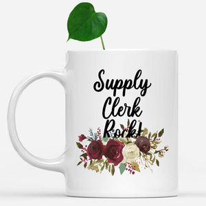 white-mug-Supply-Clerk-Rock-Floral-Flowers-Mug,-Unique-Office-Gifts-for-Coworkers-002968