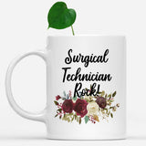 white-mug-Surgical-Technician-Rock-Floral-Flowers-Mug,-Unique-Office-Gifts-for-Coworkers-002986