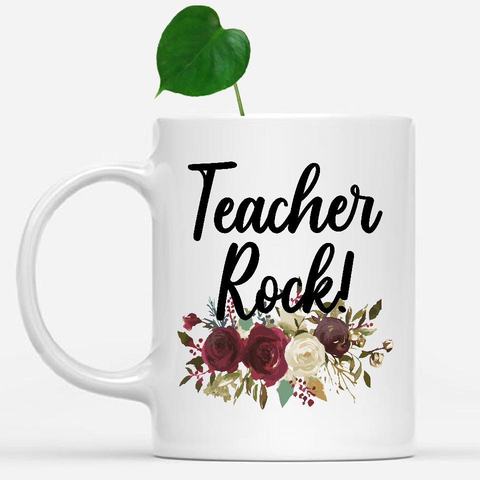white-mug-Teacher-Rock-Floral-Flowers-Mug,-Unique-Office-Gifts-for-Coworkers-003035