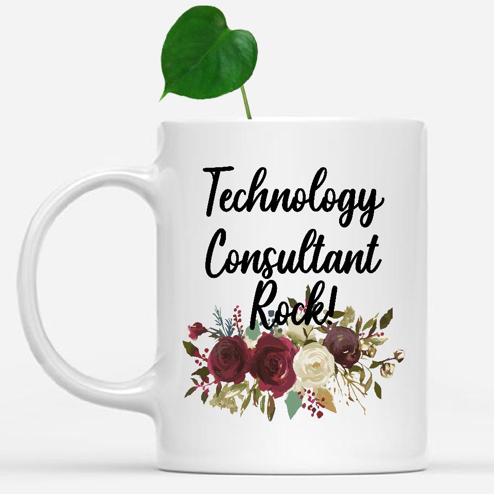 white-mug-Technology-Consultant-Rock-Floral-Flowers-Mug,-Unique-Office-Gifts-for-Coworkers-003066