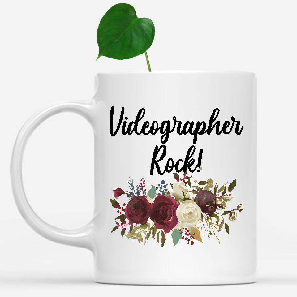 white-mug-Videographer-Rock-Floral-Flowers-Mug,-Unique-Office-Gifts-for-Coworkers-003265