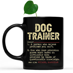Vintage Dog Trainer Definition Mug Christmas Coworker Gift Idea for D Shedarts