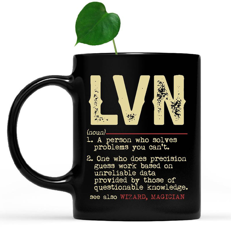 Vintage LVN Definition Mug, Christmas Coworker Gift Idea for LVN, Than –  Shedarts