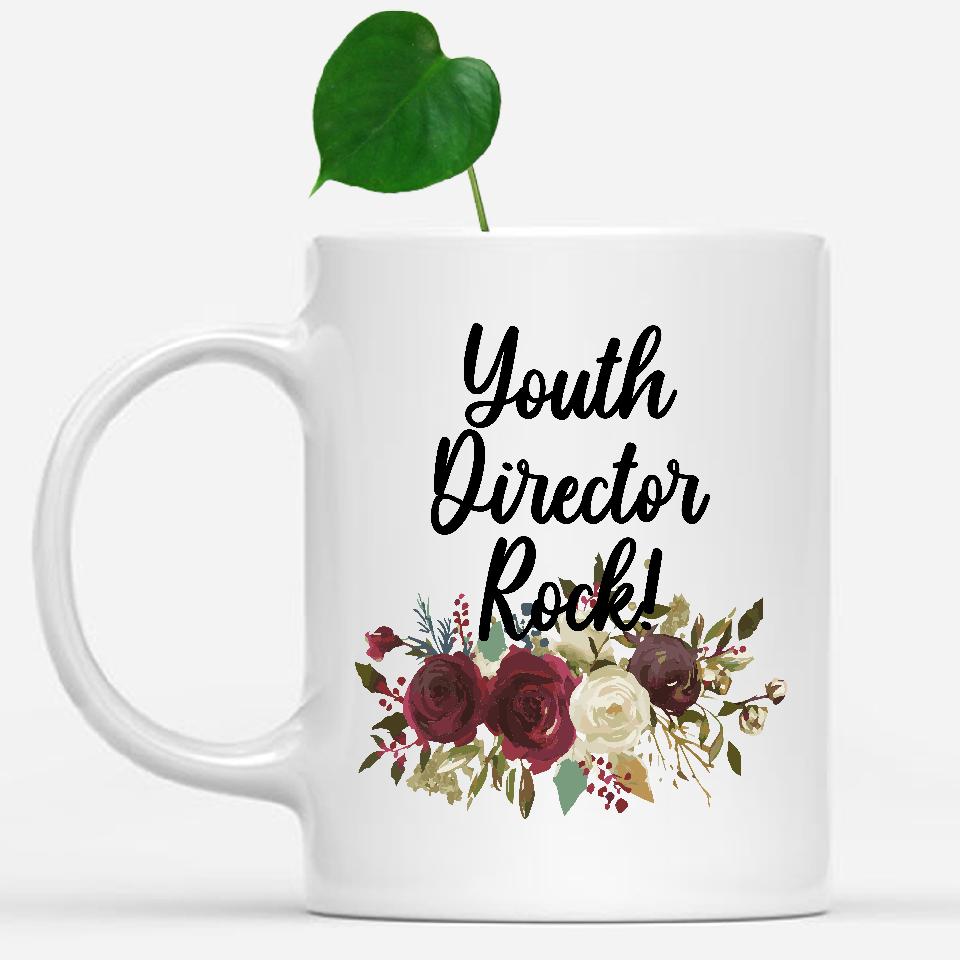 white-mug-Youth-Director-Rock-Floral-Flowers-Mug,-Unique-Office-Gifts-for-Coworkers-003379