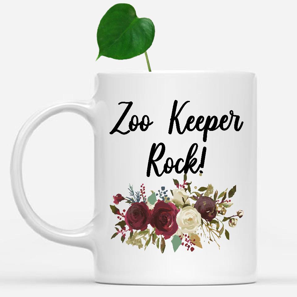 white-mug-Zoo-Keeper-Rock-Floral-Flowers-Mug,-Unique-Office-Gifts-for-Coworkers-003386